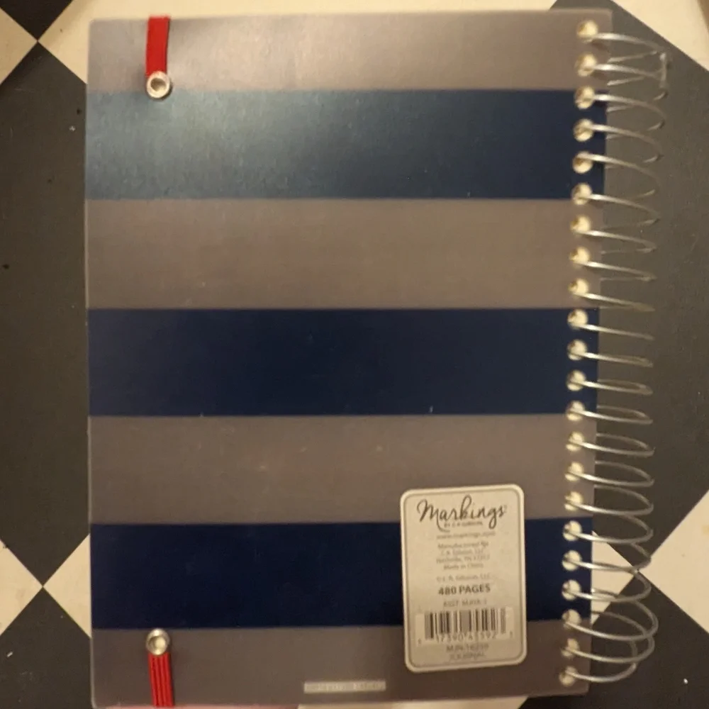 Markings Blue and Gray 3-in-1 Journal